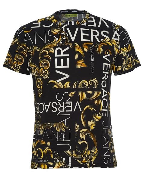 versace jeans all over print shirt|Versace Jeans couture official site.